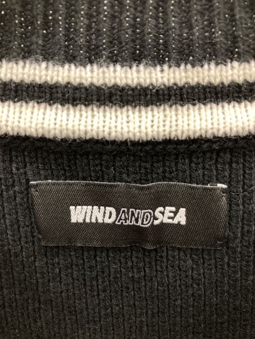 WIND AND SEA（ウィンダンシー）WIND AND SEA (ウィンド アンド シー) ニット ブラック サイズ:M 未使用品の古着・服飾アイテム