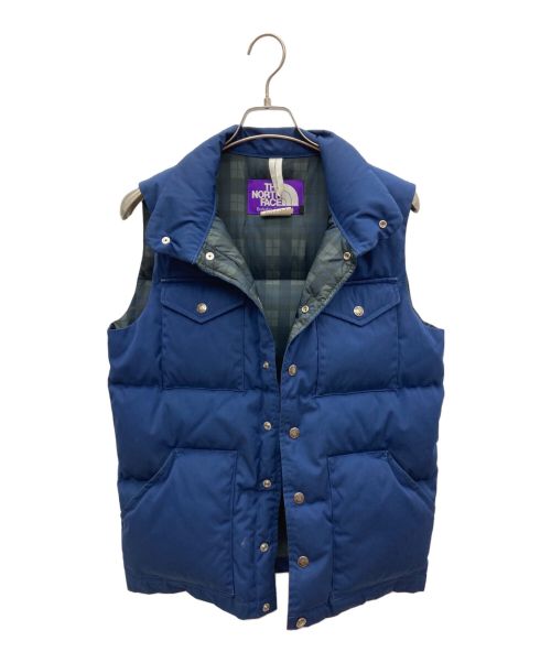 THE NORTHFACE PURPLELABEL（ザ・ノースフェイス パープルレーベル）THE NORTHFACE PURPLELABEL (ザ・ノースフェイス パープルレーベル) ダウンベスト ネイビー サイズ:Sの古着・服飾アイテム