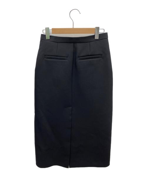 Adam et Rope（アダム エ ロペ）Adam et Rope (アダム エ ロペ) コクーンミディスカート ブラック サイズ:38 未使用品の古着・服飾アイテム