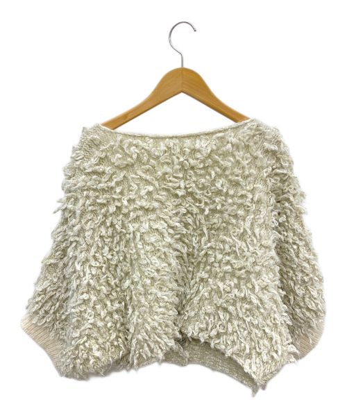 Fabiana Filippi（ファビアナフィリッピ）Fabiana Filippi (ファビアナフィリッピ) ループニットボレロ グレー サイズ:S 未使用品の古着・服飾アイテム