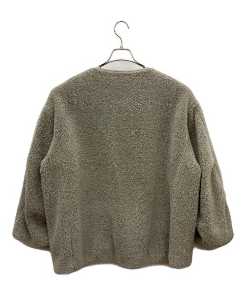 CLANE（クラネ）CLANE (クラネ) リバーシブルボアブルゾン グレー サイズ:Fの古着・服飾アイテム