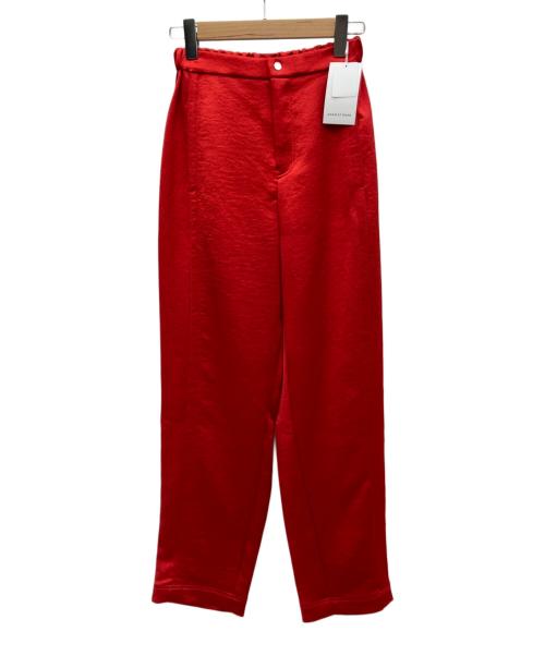Adam et Rope（アダム エ ロペ）Adam et Rope (アダム エ ロペ) ウェーブサテンイージーパンツ レッド サイズ:Ｆ 未使用品の古着・服飾アイテム