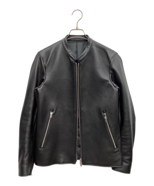 LIDnM（リドム）LIDnM (リドム) ラムレザージャケット ブラック サイズ:Sの古着・服飾アイテム
