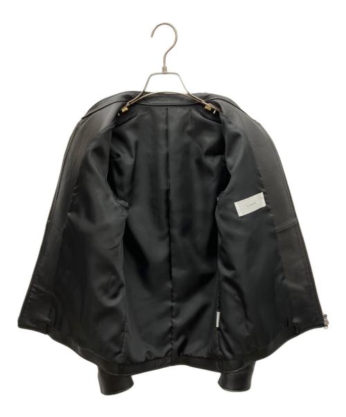LIDnM（リドム）LIDnM (リドム) ラムレザージャケット ブラック サイズ:Sの古着・服飾アイテム