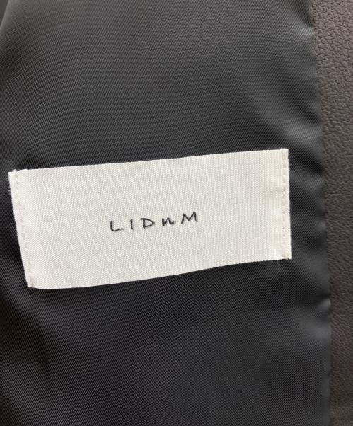 LIDnM（リドム）LIDnM (リドム) ラムレザージャケット ブラック サイズ:Sの古着・服飾アイテム
