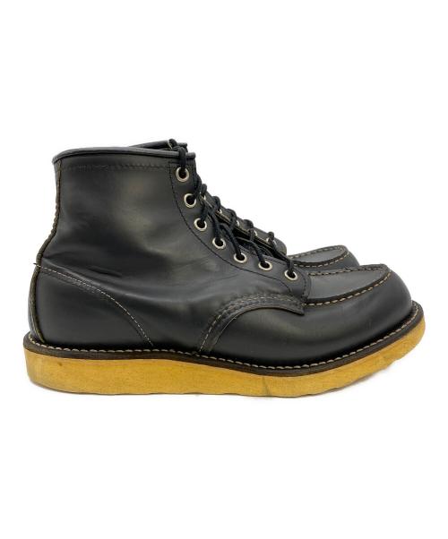 RED WING（レッドウィング）RED WING (レッドウィング) モックトゥブーツ ブラック サイズ:記載なしの古着・服飾アイテム