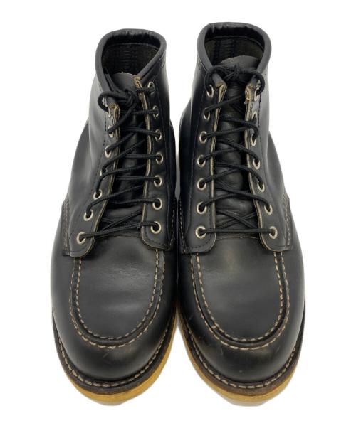 RED WING（レッドウィング）RED WING (レッドウィング) モックトゥブーツ ブラック サイズ:記載なしの古着・服飾アイテム