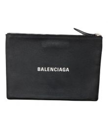BALENCIAGA（バレンシアガ）の古着「クラッチバッグ」｜ブラック×ホワイト