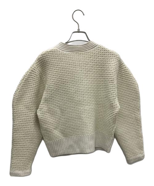 Dignite collier（ディニテ コリエ）Dignite collier (ディニテ コリエ) ツイドニットカーディガン アイボリー サイズ:FREEの古着・服飾アイテム