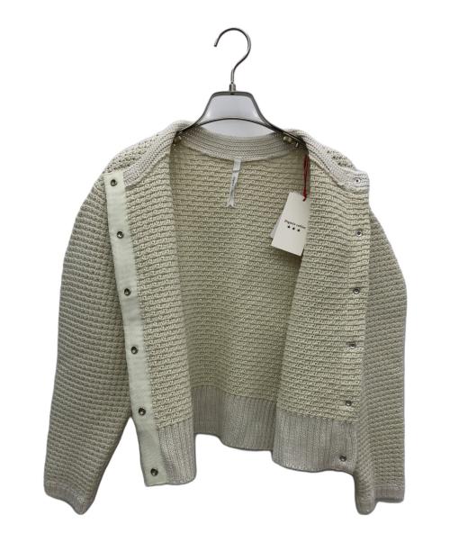 Dignite collier（ディニテ コリエ）Dignite collier (ディニテ コリエ) ツイドニットカーディガン アイボリー サイズ:FREEの古着・服飾アイテム