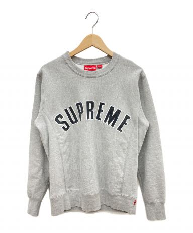 中古・古着通販】SUPREME (シュプリーム) アーチロゴスウェット グレー