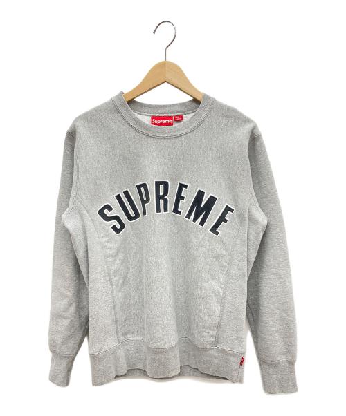SUPREME（シュプリーム）SUPREME (シュプリーム) アーチロゴスウェット グレー サイズ:Smallの古着・服飾アイテム