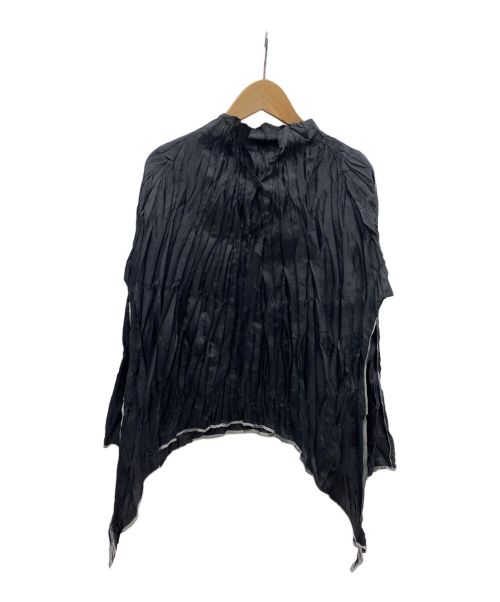 PLEATS PLEASE（プリーツプリーズ）PLEATS PLEASE (プリーツプリーズ) プリーツブラウス ブラック サイズ:3の古着・服飾アイテム