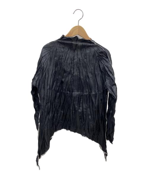 PLEATS PLEASE（プリーツプリーズ）PLEATS PLEASE (プリーツプリーズ) プリーツブラウス ブラック サイズ:3の古着・服飾アイテム