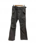 ATTACHMENTアタッチメント）の古着「デニムカーゴパンツ」｜ブラック