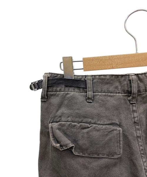 ATTACHMENT（アタッチメント）ATTACHMENT (アタッチメント) デニムカーゴパンツ ブラック サイズ:1の古着・服飾アイテム