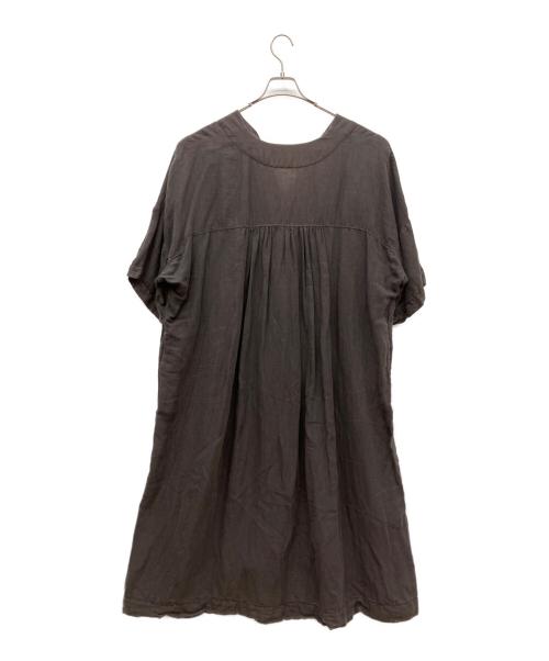 house of lotus（ハウスオブロータス）house of lotus (ハウスオブロータス) リネンワンピース ブラウン サイズ:Mの古着・服飾アイテム