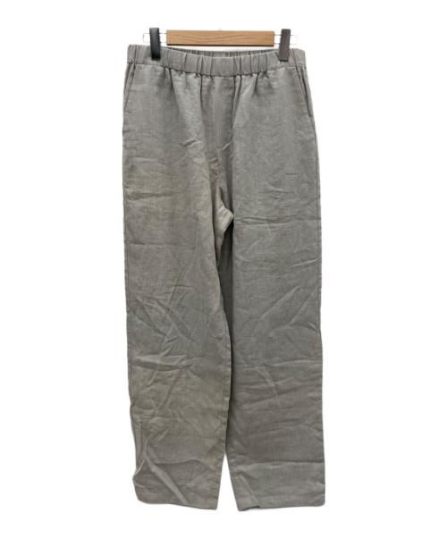 evam eva（エヴァムエヴァ）evam eva (エヴァムエヴァ) リネンパンツ グレー サイズ:men's 未使用品の古着・服飾アイテム