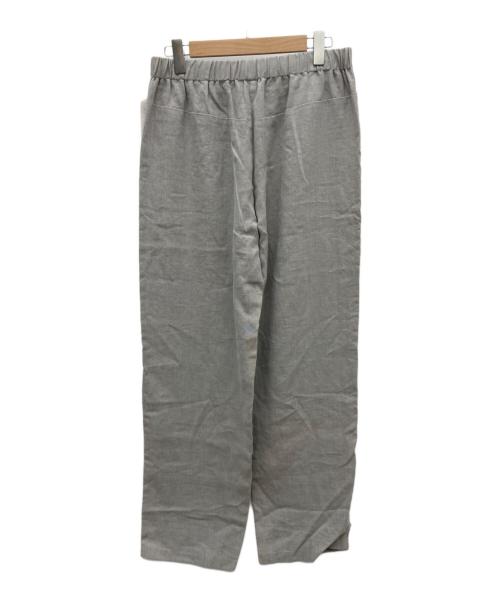 evam eva（エヴァムエヴァ）evam eva (エヴァムエヴァ) リネンパンツ グレー サイズ:men's 未使用品の古着・服飾アイテム