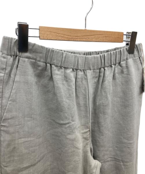 evam eva（エヴァムエヴァ）evam eva (エヴァムエヴァ) リネンパンツ グレー サイズ:men's 未使用品の古着・服飾アイテム