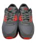 中古・古着 NIKE (ナイキ) エア マックス 90 レッド×グレー サイズ:㎝　25.5：8000円