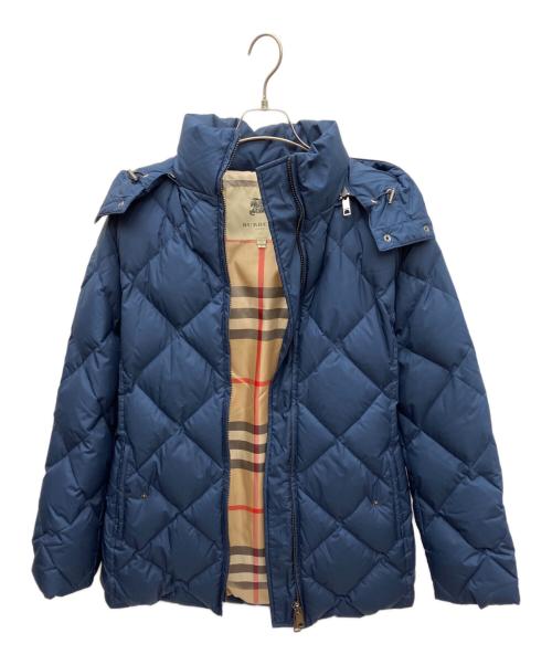 BURBERRY LONDON（バーバリーロンドン）BURBERRY LONDON (バーバリーロンドン) キルティングダウンジャケット ネイビー サイズ:Lの古着・服飾アイテム