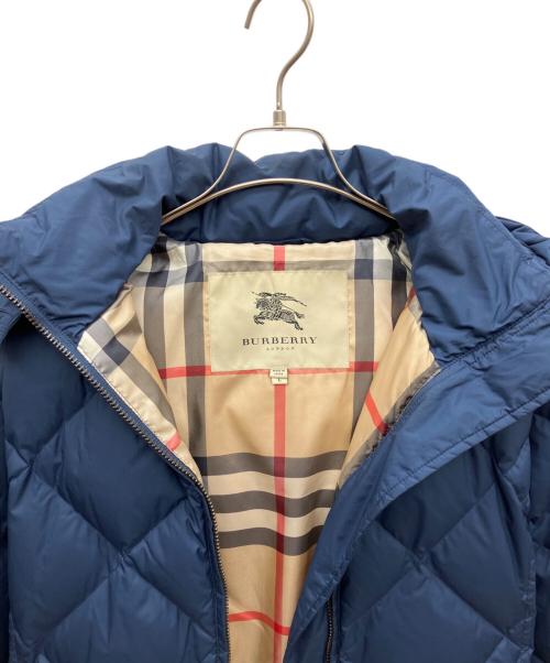 BURBERRY LONDON（バーバリーロンドン）BURBERRY LONDON (バーバリーロンドン) キルティングダウンジャケット ネイビー サイズ:Lの古着・服飾アイテム