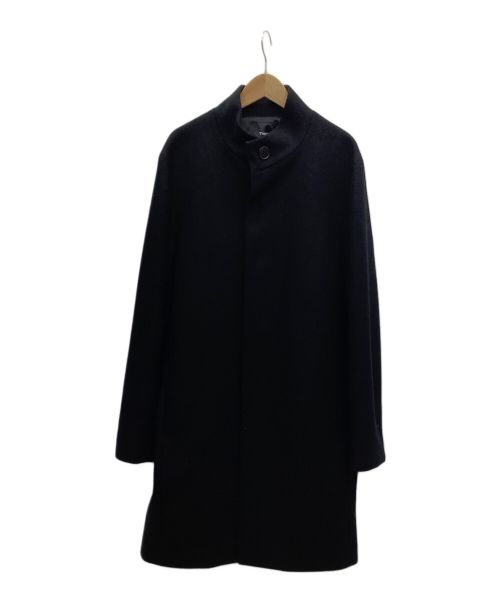 theory（セオリー）theory (セオリー) 比翼ウールコート ブラック サイズ:M 未使用品の古着・服飾アイテム
