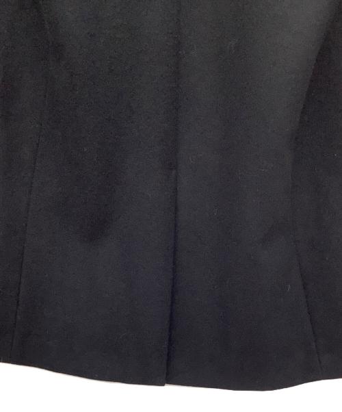theory（セオリー）theory (セオリー) 比翼ウールコート ブラック サイズ:M 未使用品の古着・服飾アイテム