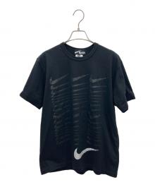 NIKE×BLACK COMME des GARCONS（ナイキ×ブラックコムデギャルソン）の古着「ロゴTシャツ」｜ブラック