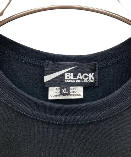 NIKE（ナイキ）NIKE (ナイキ) BLACK COMME des GARCONS (ブラック コムデギャルソン) ロゴTシャツ ブラック サイズ:XLの古着・服飾アイテム