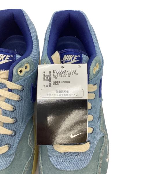 NIKE（ナイキ）NIKE (ナイキ) AIR MAX1 PRM DIRTY DENIM ブルー サイズ:27cm 未使用品の古着・服飾アイテム