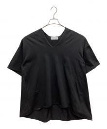 RIM.ARK（リムアーク）の古着「Oversized round T/SH（オーバーサイズラウンドTシャツ）」｜ブラック