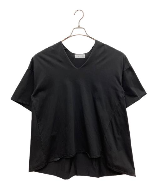 RIM.ARK（リムアーク）RIM.ARK (リムアーク) Oversized round T/SH（オーバーサイズラウンドTシャツ） ブラック サイズ:Freeの古着・服飾アイテム