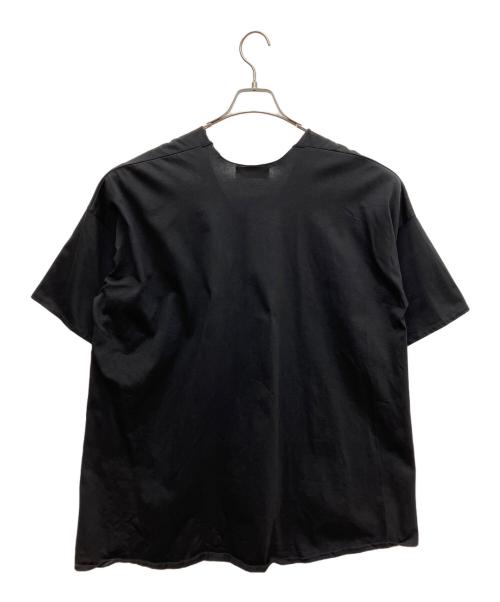 RIM.ARK（リムアーク）RIM.ARK (リムアーク) Oversized round T/SH（オーバーサイズラウンドTシャツ） ブラック サイズ:Freeの古着・服飾アイテム