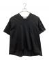 RIM.ARK（リムアーク）の古着「Oversized round T/SH（オーバーサイズラウンドTシャツ）」｜ブラック