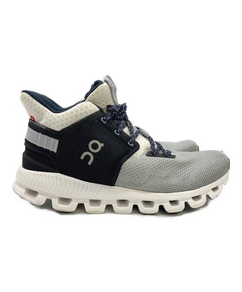 on（オン）on (オン) Cloud Hi Edge グレー×ブラック サイズ:UK 7.5の古着・服飾アイテム