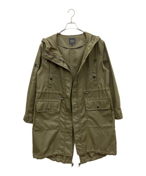 theory（セオリー）theory (セオリー) フーデッドコート カーキ サイズ:Sの古着・服飾アイテム