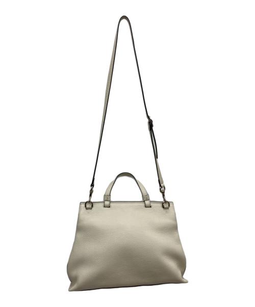 GUCCI（グッチ）GUCCI (グッチ) バンブーデイリーミディアムハンドバッグ アイボリーの古着・服飾アイテム