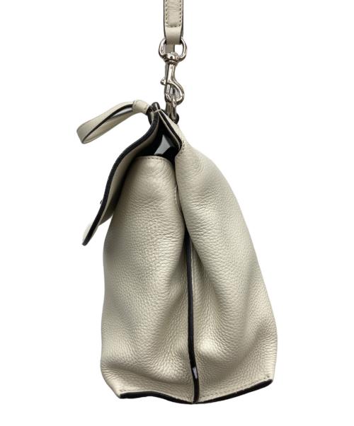 GUCCI（グッチ）GUCCI (グッチ) バンブーデイリーミディアムハンドバッグ アイボリーの古着・服飾アイテム