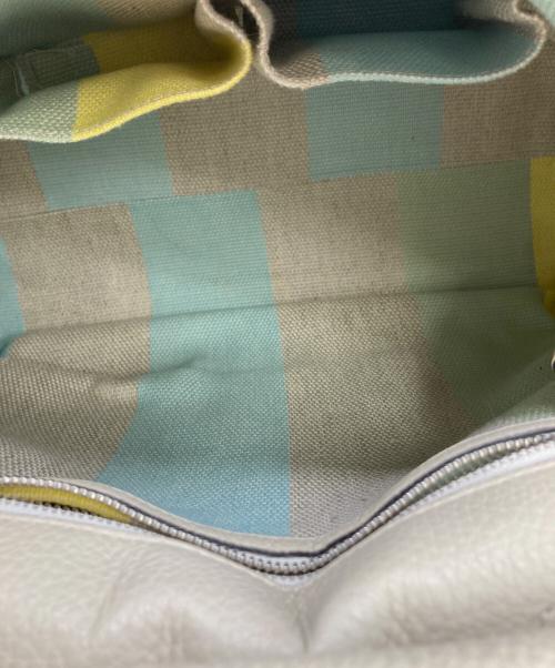 GUCCI（グッチ）GUCCI (グッチ) バンブーデイリーミディアムハンドバッグ アイボリーの古着・服飾アイテム