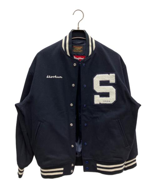 skookum（スクーカム）SKOOKUM (スクーカム) BAYFLOW (ベイフロー) スタジャン ネイビー サイズ:3の古着・服飾アイテム