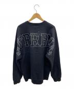 SUPREMEシュプリーム）の古着「スターズクルーネックスウェット」｜ブラック