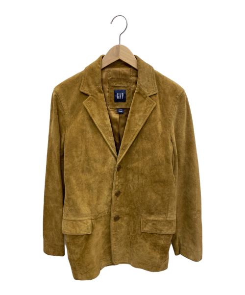 GAP（ギャップ）GAP (ギャップ) 00`S スエードレザーテーラードジャケット ブラウン サイズ:XSの古着・服飾アイテム