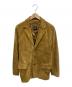 GAP（ギャップ）の古着「00`S スエードレザーテーラードジャケット」｜ブラウン