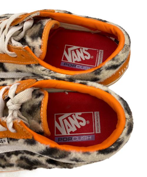 VANS（バンズ）VANS (バンズ) SUPREME (シュプリーム) Leopard Old Skool ホワイト×オレンジ サイズ:US 8.0の古着・服飾アイテム