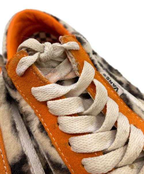 VANS（バンズ）VANS (バンズ) SUPREME (シュプリーム) Leopard Old Skool ホワイト×オレンジ サイズ:US 8.0の古着・服飾アイテム