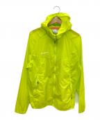 MAMMUTマムート）の古着「コンベイ ウィンドブレーカー フーデッド ジャケット」｜黄緑