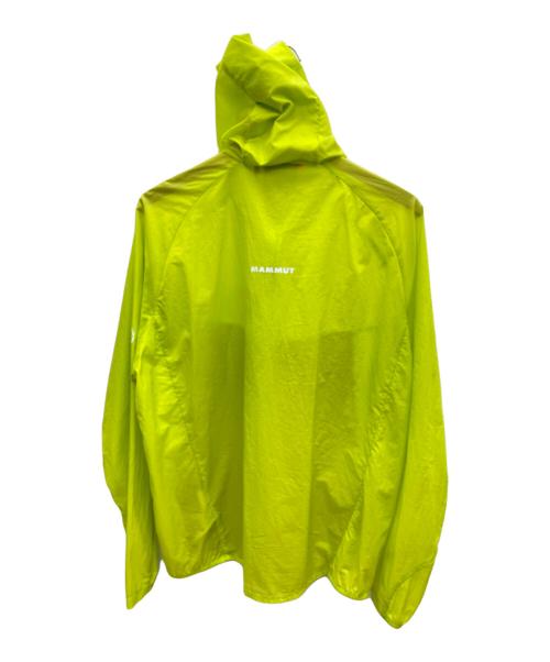 MAMMUT（マムート）MAMMUT (マムート) コンベイ ウィンドブレーカー フーデッド ジャケット 黄緑 サイズ:ASIA XLの古着・服飾アイテム