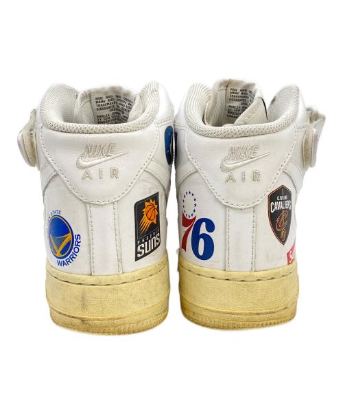 NIKE（ナイキ）NIKE (ナイキ) SUPREME (シュプリーム) NBA Air Force 1 Mid 07 ホワイト サイズ:27cmの古着・服飾アイテム